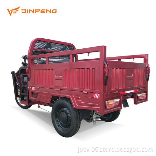 Jinpeng Good Look Electric Cargo triciclo da 1500 W Triciclo elettrico di alimentazione per camion per alimenti per l&#39;uso del carico di consegna